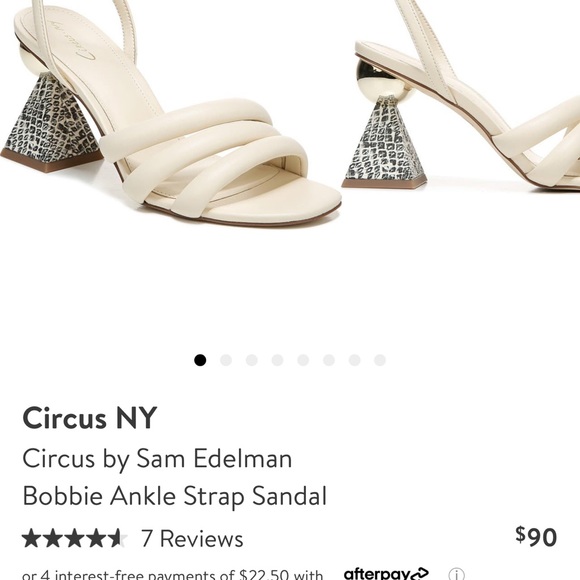 💫Asymmetrical heeled sandal - Picture 4 of 7